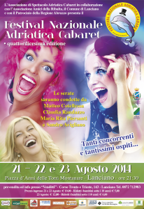 Locandina Festival Adriatica Cabaret 2014